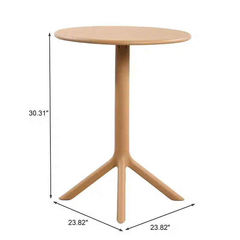 Ensemble de bistro 3 pièces Colette en plastique résistant aux intempéries Christopher Knight Home