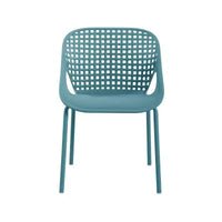 Ensemble de bistro d'extérieur 3 pièces en fer et plastique Kevork de Christopher Knight Home