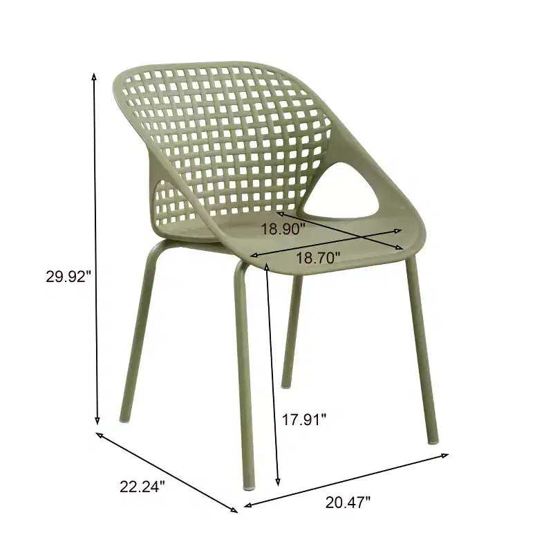 Ensemble de bistro d'extérieur 3 pièces en fer et plastique Kevork de Christopher Knight Home