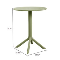 Ensemble de bistro d'extérieur 3 pièces en fer et plastique Kevork de Christopher Knight Home