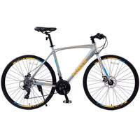 Vélo NAYSAYE 27,5 pouces 3x8/24 vitesses, freins à disque, cadre en aluminium, pour hommes et femmes, adolescents et adultes, pour le cyclisme urbain, 67,32 x 14,56 x 39,37