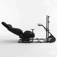 Cockpit de course stabilisé amélioré JVNOXK, simulateur de conduite réglable (hors frein à main, pédales et écran)