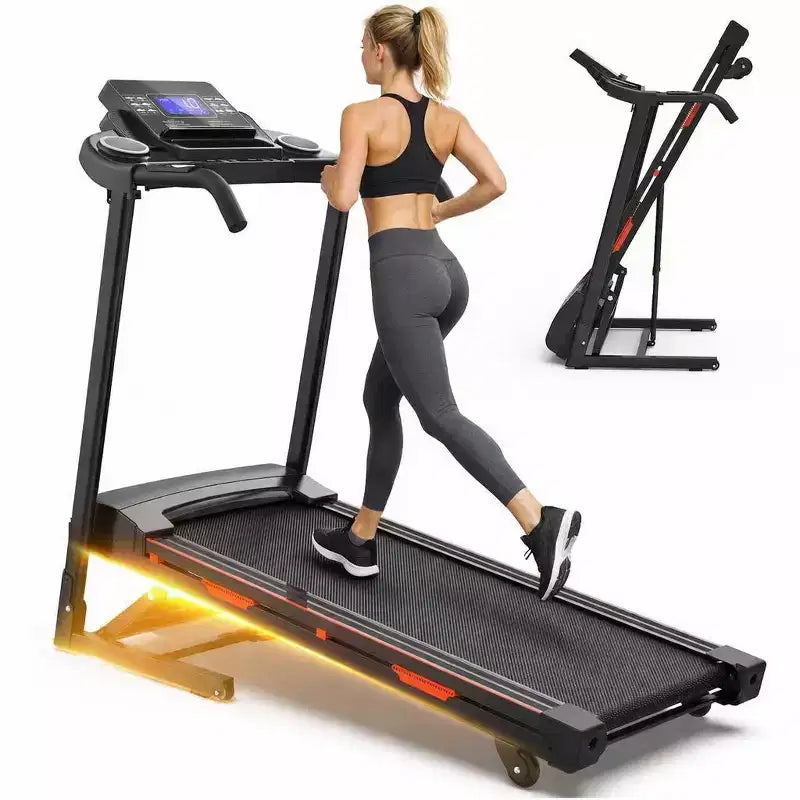 Tapis Roulant Pliable Redliro pour la Maison – Capacité 180 kg, Inclinaison Automatique, Compact et Silencieux, Idéal pour la Marche, la Course et le Fitness à Domicile