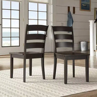 Chaises de salle à manger en bois à barreaux Lexington (lot de 2) - iNSPIREQ