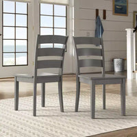 Chaises de salle à manger en bois à barreaux Lexington (lot de 2) - iNSPIREQ