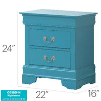 Table de Chevet Rectangulaire en Bois HomeStock pour Salon et Chambre à Coucher