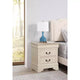 Table de Chevet Rectangulaire en Bois HomeStock pour Salon et Chambre à Coucher