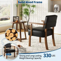 Fauteuil d'appoint moderne avec cadre en bois pour salon, chambre et salle à manger