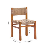 Christopher Knight Home Zorica Ensemble de salle à manger d'extérieur 3 pièces rustique en osier tressé et bois d'acacia