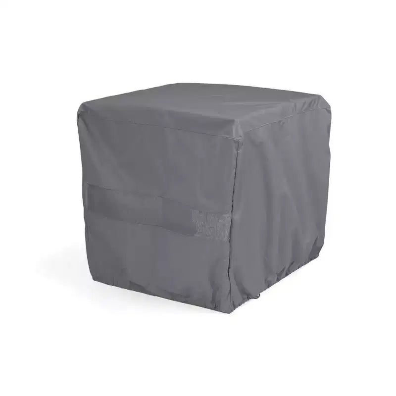 Housse de patio extérieure rectangulaire polyvalente - 46,25 x 35 x 26,5 - gris
