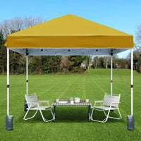 Tente gazebo extérieure, auvent pop-up portable, tente à cadre métallique robuste, convient aux patios, cours, fêtes, plages et espaces extérieurs