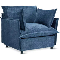 VINGLI Accent Chairs , Green 34 Width Oversized Reading Chair Upholstered Armchair Soft Chenille Fabric Living Room Chairs Sofa