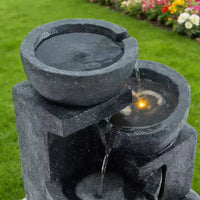 GDFStudio Albert Fontaine d'eau extérieure style terrazzo 29H