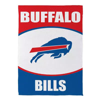 NFL Buffalo Bills Drapeau de jardin 12x18 double face, drapeaux sportifs officiels pour l'extérieur, intérieur et extérieur pour les fans de football
