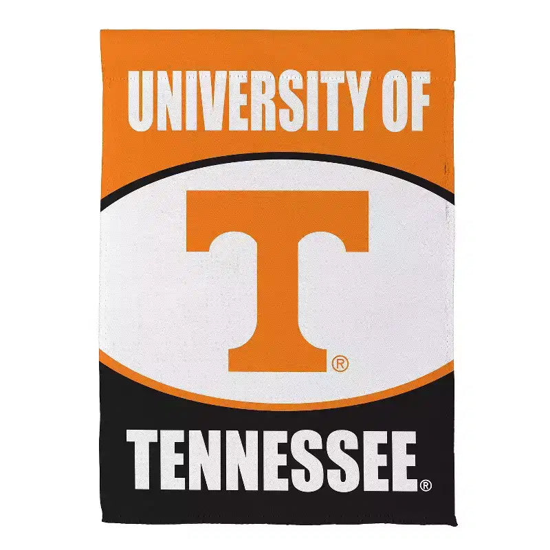 Drapeau de jardin NCAA Université du Tennessee 12x18 Double face, Drapeaux de sport sous licence officielle pour l'extérieur, les étudiants et les anciens élèves intérieurs et extérieurs