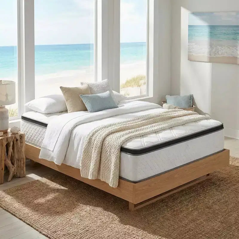 Matelas Atlas 12 simple à ressorts, housse respirante, fermeté ferme