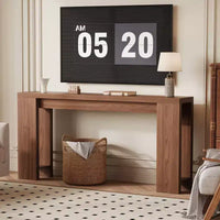 COZONY 70.9 Table Console Étroite de Ferme, Table de Canapé Rustique en Bois pour Entrée ou Salon
