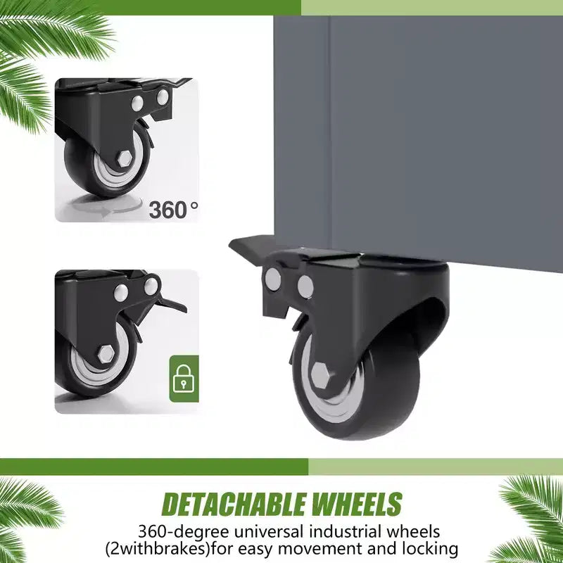 PexFix Jardinière extérieure métallique avec écran treillis décoratif, séparateur d'intimité, carré potager surélevé, support pour plantes grimpantes pour patio et cour