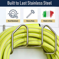 Kings County Tools Support de tuyau en acier inoxydable