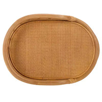 Table d'appoint à 2 étagères en rotin Shayleen - CWK3023 - Naturel - Safavieh Couture