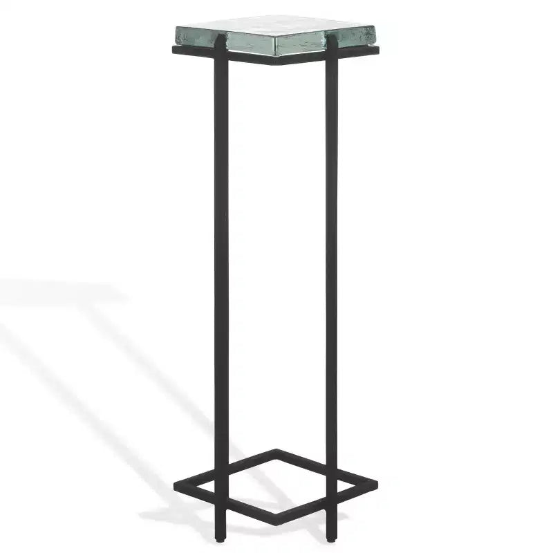 Table à boisson en verre coulé Giabelle - SFV7905 - Noir/Transparent - Safavieh Couture