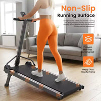 Tapis de course pliable manuel Sailvan Walking Pad avec barre d'inclinaison, tapis de course compact pour la maison, capacité de 227 kg