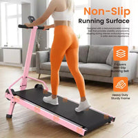 Tapis de course pliable manuel Sailvan Walking Pad avec barre d'inclinaison, tapis de course compact pour la maison, capacité de 227 kg