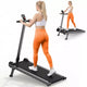 Sailvan Walking Pad Treadmill, Manual Walking Pad Foldable with Incline Handle Bar, Exercise Fitness Treadmill Compact Build for Home 500lbs Capacity
