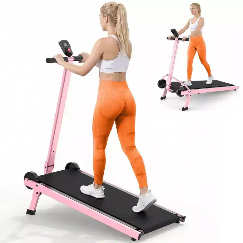 Tapis de course pliable manuel Sailvan Walking Pad avec barre d'inclinaison, tapis de course compact pour la maison, capacité de 227 kg
