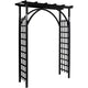 VINGLI 85in Wooden Arbor, Wedding Arch for Ceremony, Wood Trellis for Plant Climbing, Christmas Decor Pergola