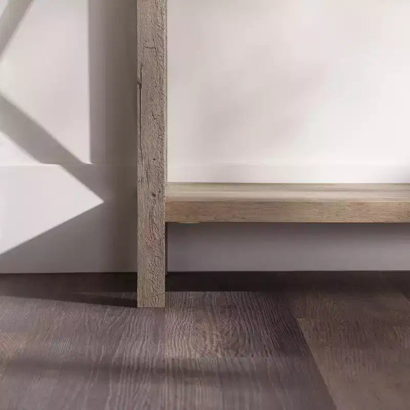 Table d'entrée Modern Farmhouse Metal-X avec étagère inférieure