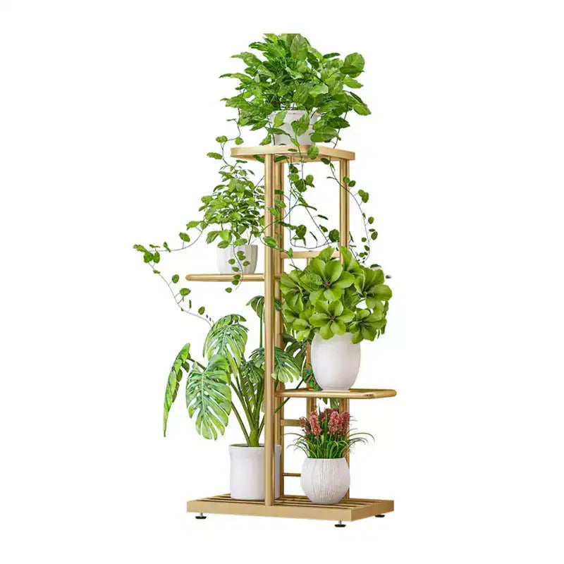 Support à plantes métallique moderne, étagère d'angle, range-pots de fleurs gain de place, support et organisateur de pots de fleurs à étages, pour salon, balcon