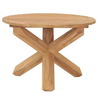 vidaXL Table de jardin marron chaud - Marron