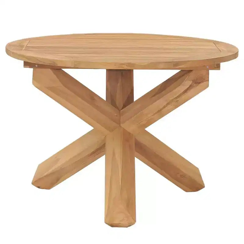 vidaXL Table de jardin marron chaud - Marron