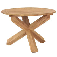 vidaXL Table de jardin marron chaud - Marron