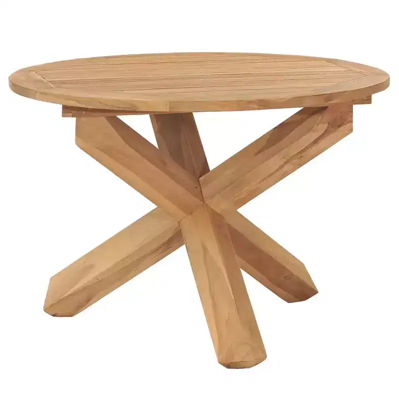 vidaXL Table de jardin marron chaud - Marron