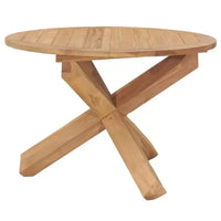 vidaXL Table de jardin marron chaud - Marron