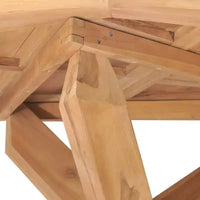 vidaXL Table de jardin marron chaud - Marron