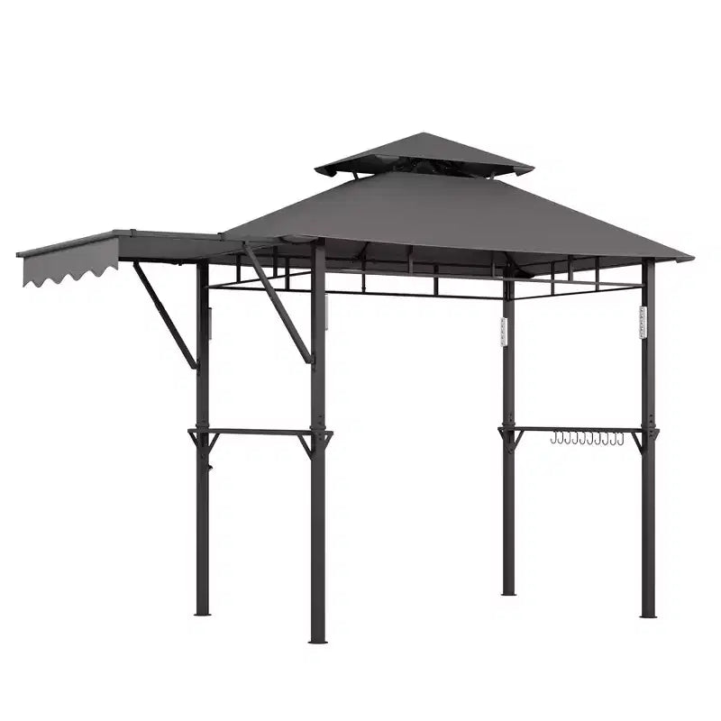 Tonnelle de barbecue d'extérieur durable pour jardin - Abri robuste, résistant aux intempéries, idéal pour terrasse et jardin