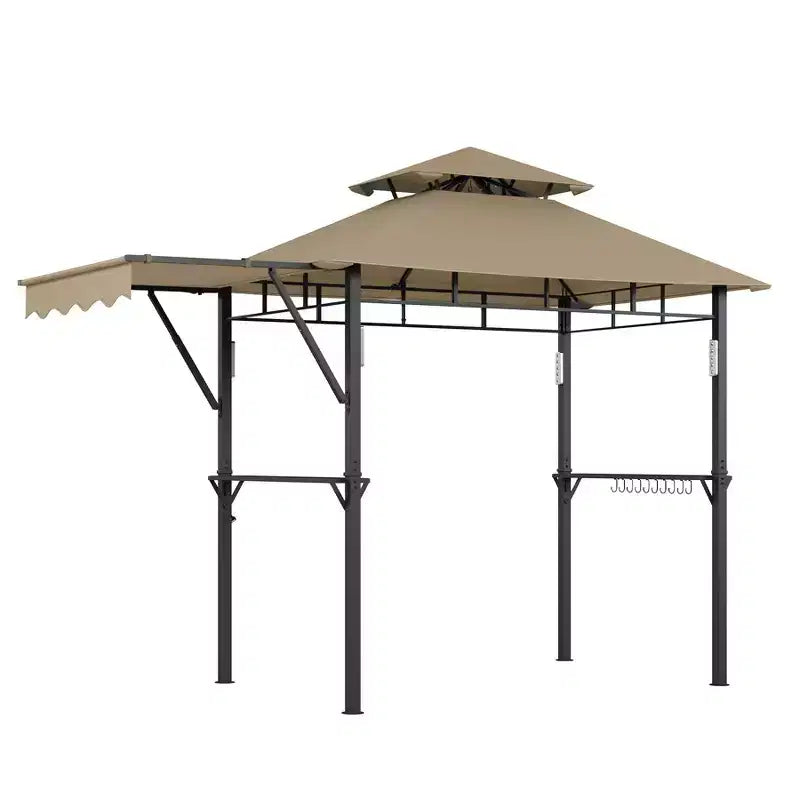 Tonnelle de barbecue d'extérieur durable pour jardin - Abri robuste, résistant aux intempéries, idéal pour terrasse et jardin