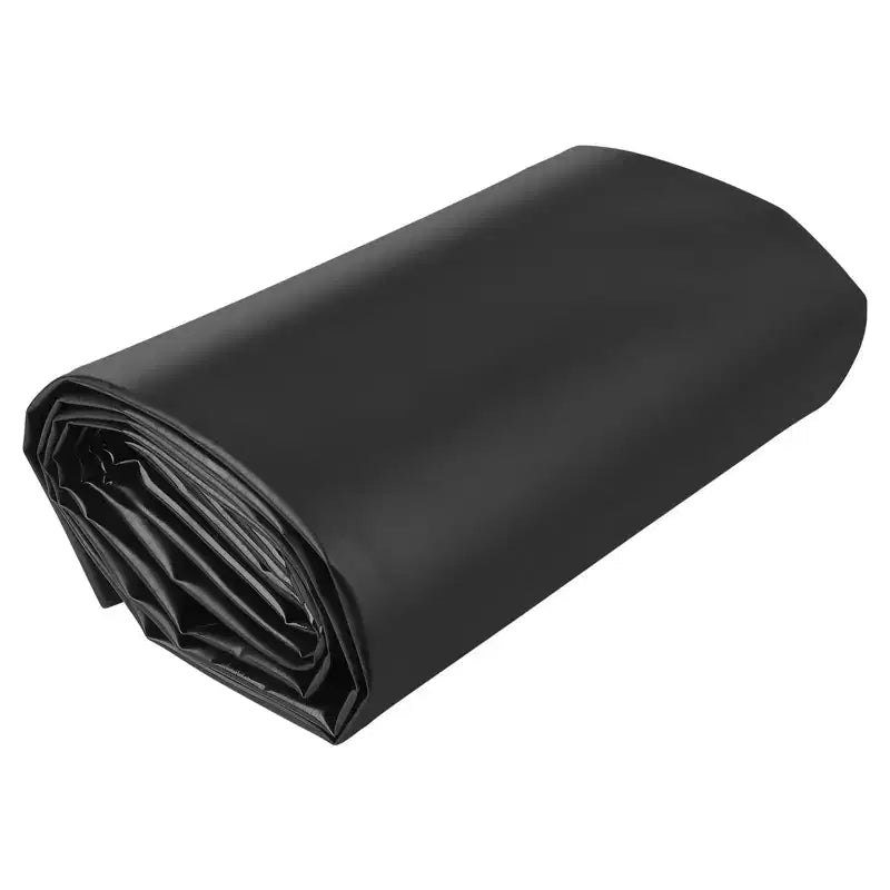 Bâche de bassin en LLDPE noire 15x20 pi, 20 mil résistante aux UV, préformée pour bassins extérieurs à poissons et koï