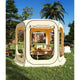 Tente bulle pop-up toutes saisons, tente de pluie transparente, abri solaire de camping instantané avec sac de transport pour patio, jardin, terrasse
