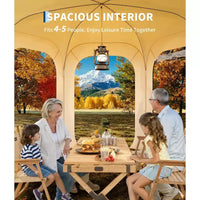 Tente bulle pop-up toutes saisons, tente de pluie transparente, abri solaire de camping instantané avec sac de transport pour patio, jardin, terrasse