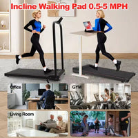 Tapis Roulant Pliable GDFStudio Vella 2.0HP avec Inclinaison et Plateforme Vibrante