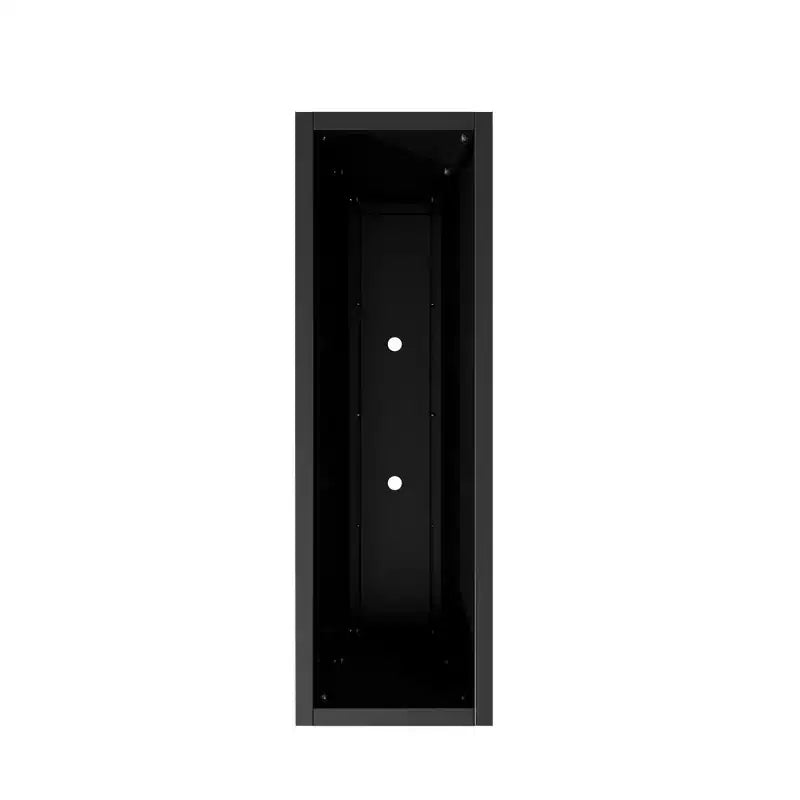 PexFix Jardinière conique en métal noir avec trous de drainage, grands pots de fleurs pour l'intérieur et l'extérieur, terrasse, jardin, décoration de café commercial