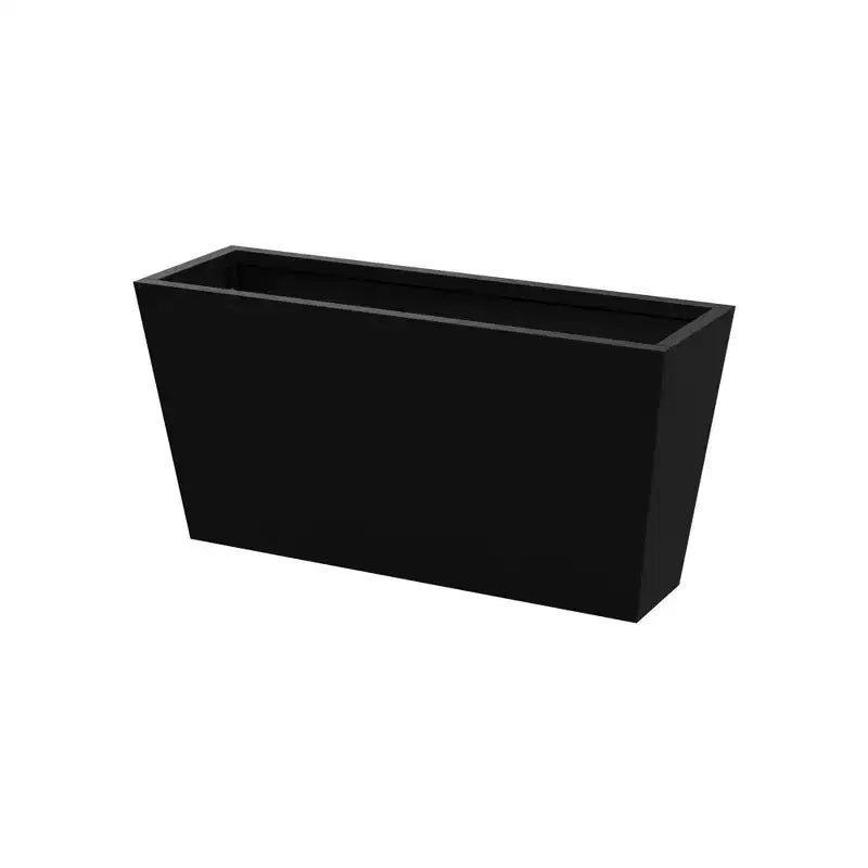 PexFix Jardinière conique en métal noir avec trous de drainage, grands pots de fleurs pour l'intérieur et l'extérieur, terrasse, jardin, décoration de café commercial