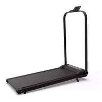 Tapis roulant pliable Whisen 2 en 1 amélioré, équipement d'exercice à domicile, tapis de marche sous le bureau avec barre de maintien et inclinaison