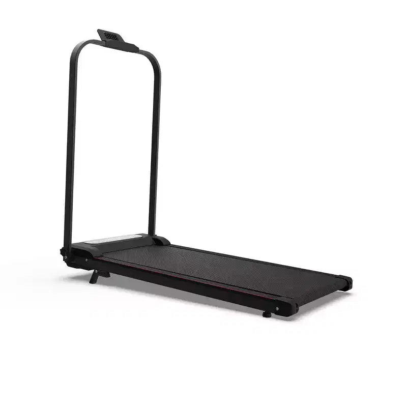 Tapis roulant pliable Whisen 2 en 1 amélioré, équipement d'exercice à domicile, tapis de marche sous le bureau avec barre de maintien et inclinaison