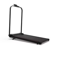 Tapis roulant pliable Whisen 2 en 1 amélioré, équipement d'exercice à domicile, tapis de marche sous le bureau avec barre de maintien et inclinaison