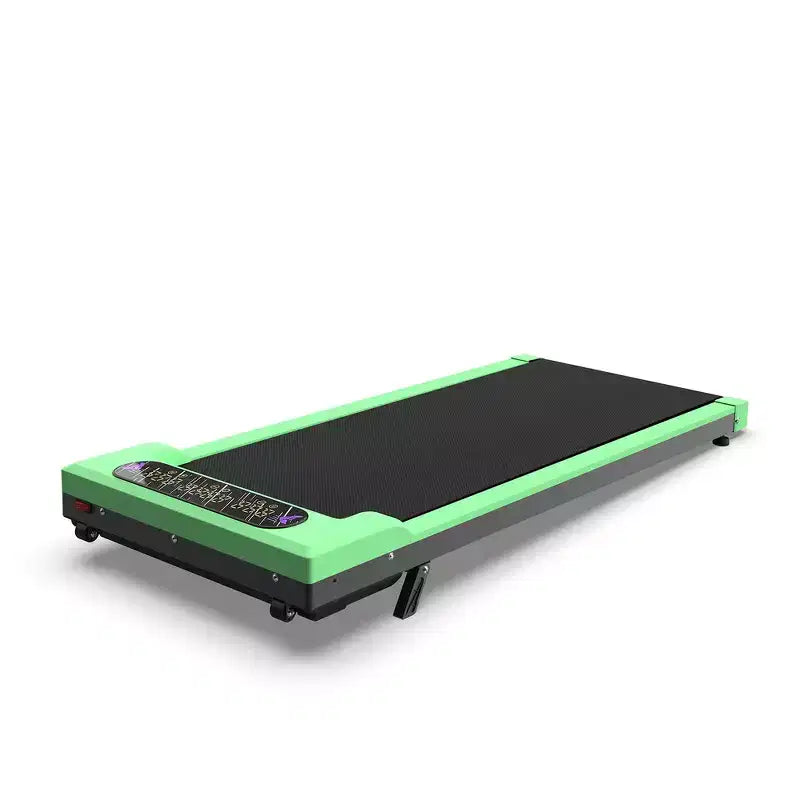 Tapis roulant pliable Whisen 2 en 1 amélioré, équipement d'exercice à domicile, tapis de marche sous le bureau avec barre de maintien et inclinaison